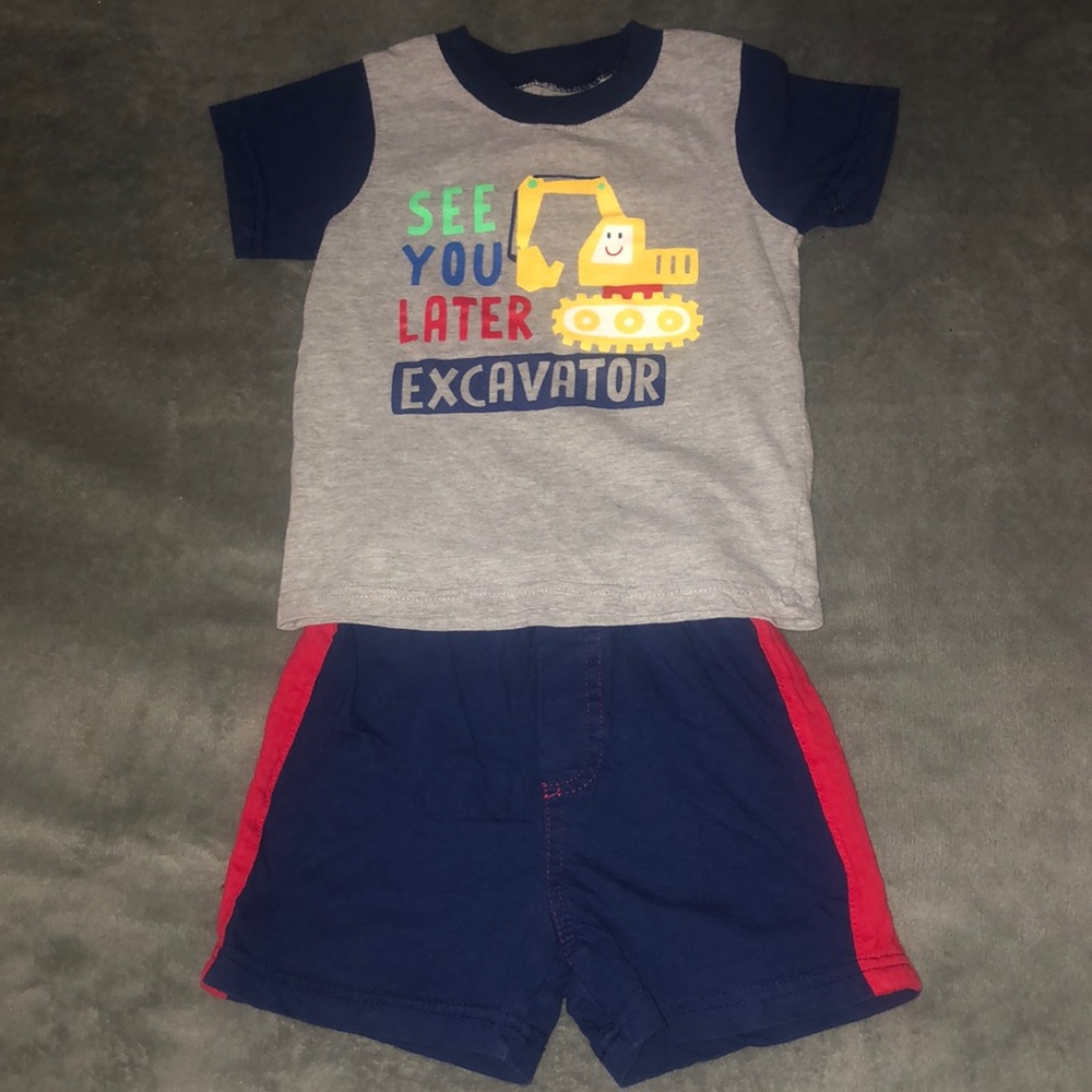 Swiggles Gray and Blue Toddler Set
